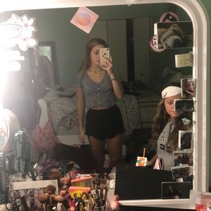 Button up cropped top